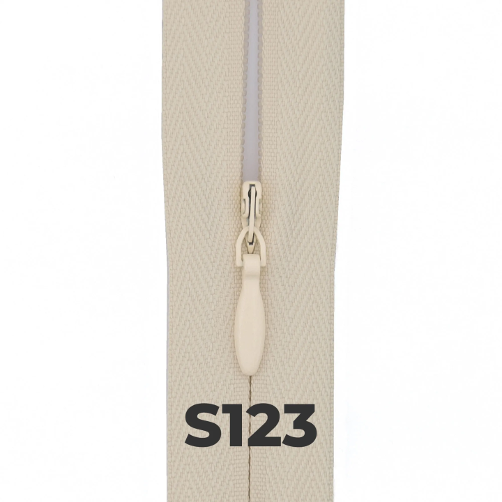 #3 invisible zip woven - S123